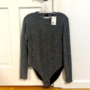 Bodysuit - black and silver